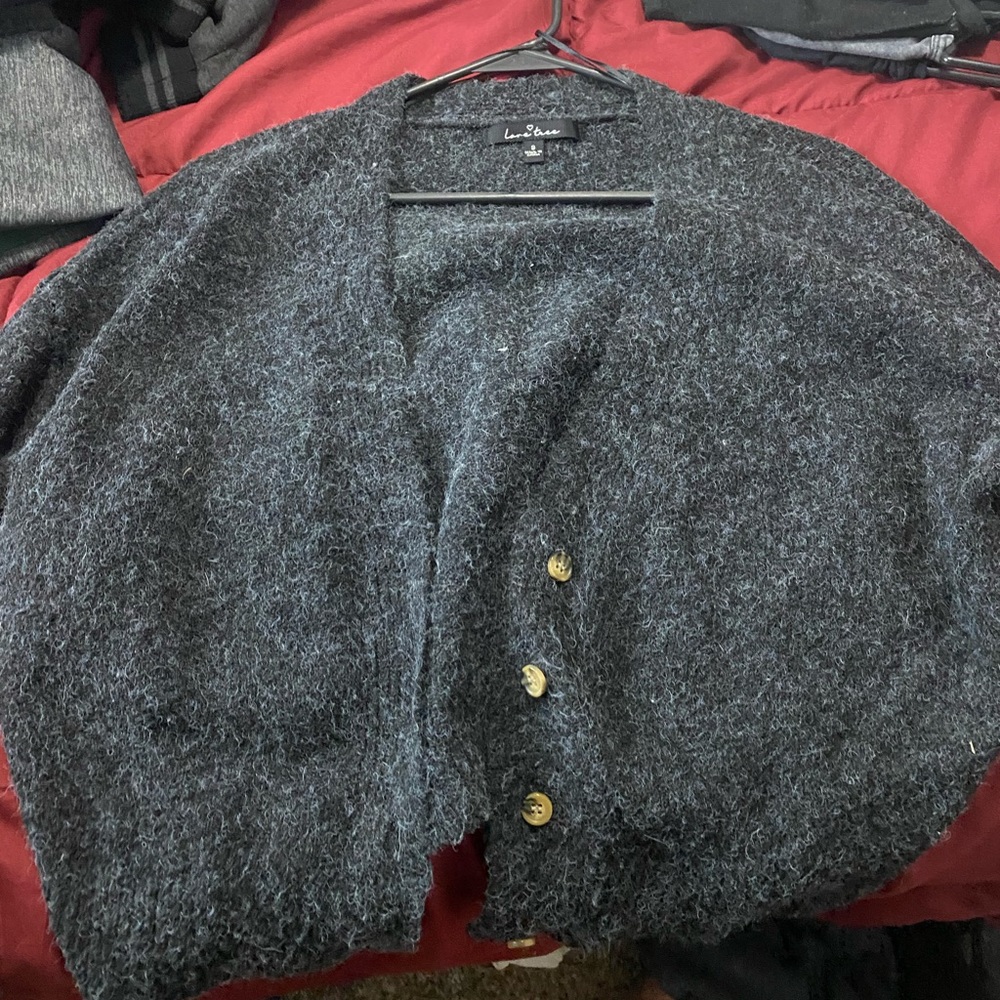 Dark gray sweater